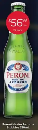 Peroni Nastro Azzurro Stubbies 330mL