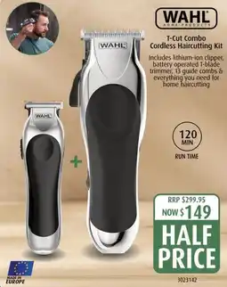 Shaver Shop T-Cut Combo Cordless Haircutting Kit offer