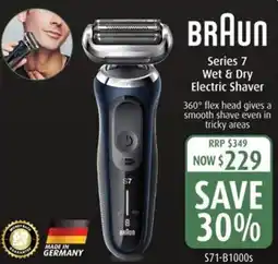 Shaver Shop Series 7 Wet & Dry Electric Shaver offer