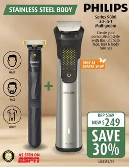 Shaver Shop Series 9000 20-in-1 Multigroom offer