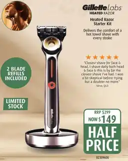Shaver Shop Gillette Labs Heated Razor Starter Kit offer