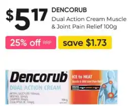 Super Pharmacy Dual Action Cream Muscle & Joint Pain Relief 100g offer