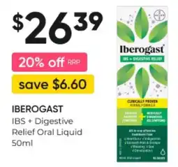 IBEROGAST IBS + Digestive Relief Oral Liquid 50ml