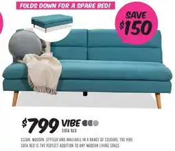 ComfortStyle Furniture & Bedding Vibe Sofa Bed offer