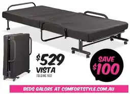 ComfortStyle Furniture & Bedding VISTA FOLDING BED offer