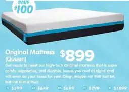 ComfortStyle Furniture & Bedding Original Mattress (Queen) offer
