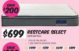 RESTCARE SELECT QUEEN MATTRESS