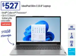 Officeworks IdeaPad Slim 115.6" Laptop offer