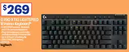 Officeworks G PRO X TKL LIGHTSPEED Wireless Keyboard offer