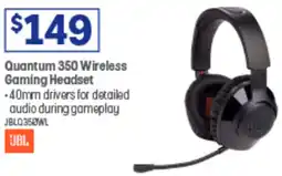 Officeworks Quantum 350 Wireless Gaming Headset offer