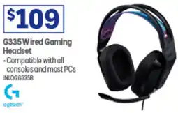 Officeworks G335 Wired Gaming Headset offer