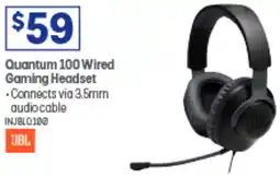 Officeworks Quantum 100 Wired Gaming Headset offer