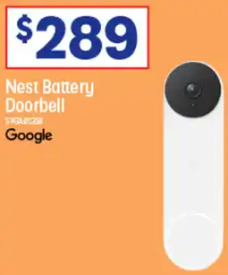 Officeworks Nest Battery Doorbell offer