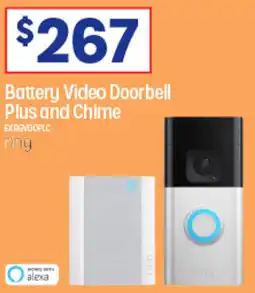 Officeworks Battery Video Doorbell Plus and Chime offer