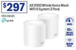 Officeworks AX 3000 Whole Home Mesh WiFi 6 System 2 Pack offer