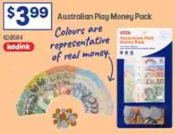 Officeworks Australian Play Money Pack offer