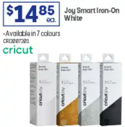 Officeworks Joy Smart Iron-On White offer