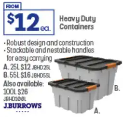 Officeworks Heavy Duty Containers offer