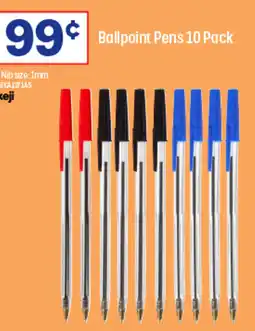 Officeworks Ballpoint Pens 10 Pack offer