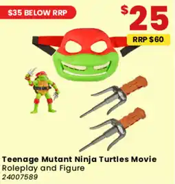 Teenage Mutant Ninja Turtles Movie Roleplay and Figure