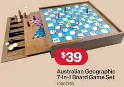 Australia Post Australian Geographic 7-In-1 Board Game Set offer