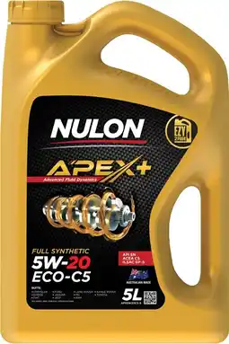 Autopro Nulon APEX+ ECO-C5 5W20 5L offer
