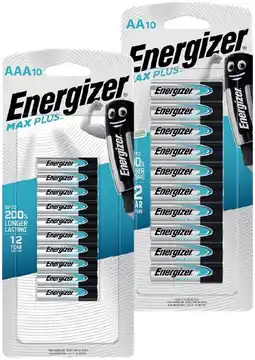 IGA Energizer Max Plus AA or AAA Batteries 10 Pack offer