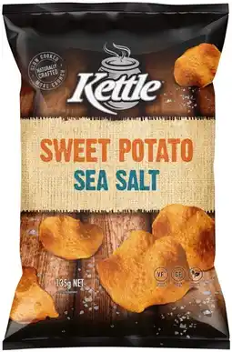 IGA Kettle Sweet Potato or Cooked in Avocado Oil Chips 135g Selected Varieties offer