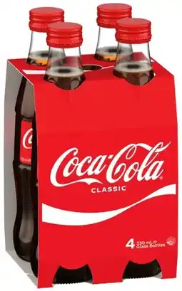 IGA Coca‑Cola 4x330mL Selected Varieties offer