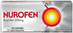 IGA Nurofen Ibuprofen 200mg Caplets 24 Pack offer