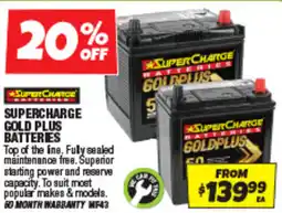 Autobarn SUPERCHARGE GOLD PLUS BATTERIES offer