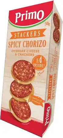 IGA Primo Stackers or Trios 45‑57g Selected Varieties offer