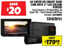 Autobarn 2K SUPER HD SMART DASH CAM WITH 3" LCD COLOUR SCREEN offer