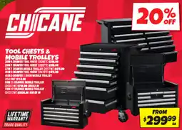 Autobarn TOOL CHESTS & MOBILE TROLLEYS offer