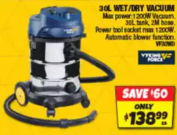 Autobarn 30L WET/DRY VACUUM offer