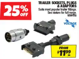 Autobarn TRAILER SOCKETS, PLUGS & ADAPTORS offer