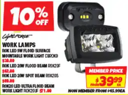 Autobarn WORK LAMPS offer