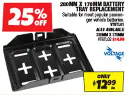 Autobarn 280MM X 178MM BATTERY TRAY REPLACEMENT offer