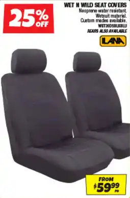 Autobarn WET N WILD SEAT COVERS offer