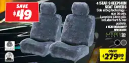 Autobarn 4 STAR SHEEPSKIN SEAT COVERS offer