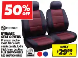 Autobarn DYNAMIC SEAT COVERS offer