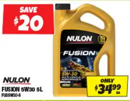 Autobarn NULON FUSION 5W30 5L FUS6W30-6 offer