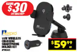Autopro 15W WIRELESS GARGING SMARTPHONE HOLDER KIT APWCA61 offer