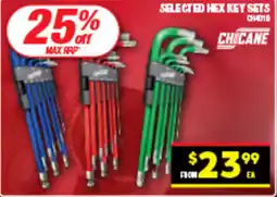 Autopro SELECTED HEX KEY SETS offer