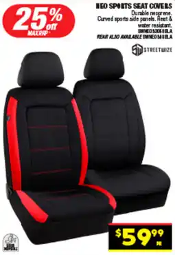 Autopro NEO SPORTS SEAT COVERS offer