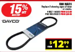 Autopro FAN BELTS offer