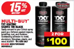 MULTI-BUY' TXT COATING SCHUTZ TIN BLACK