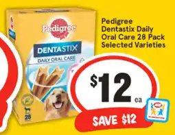 IGA Pedigree Dentastix Daily Oral Care 28 Pack Selected Varieties offer