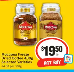 IGA Moccona Freeze Dried Coffee 400g Selected Varieties offer