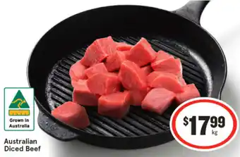 IGA Australian Diced Beef offer